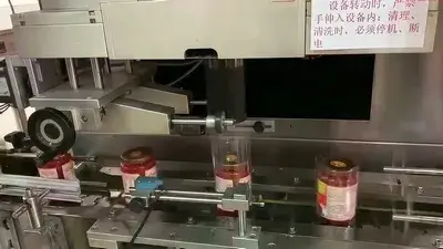 Glass Jar Shrink Sleeve Label Applicator